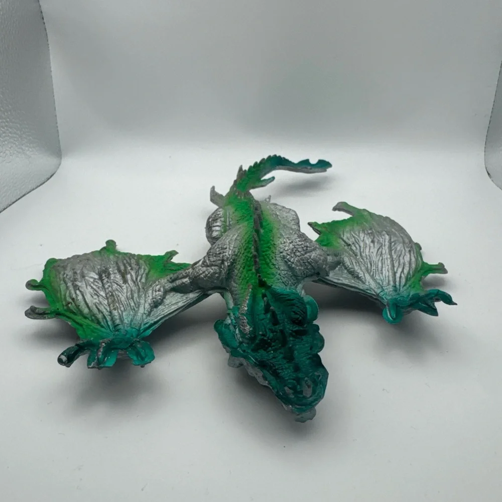 Reptile and Dinosaur Toy Set - Green, Gray, Blue